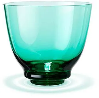 Holmegaard Flow -vesilasi 35 cl - Smaragdinvihreä